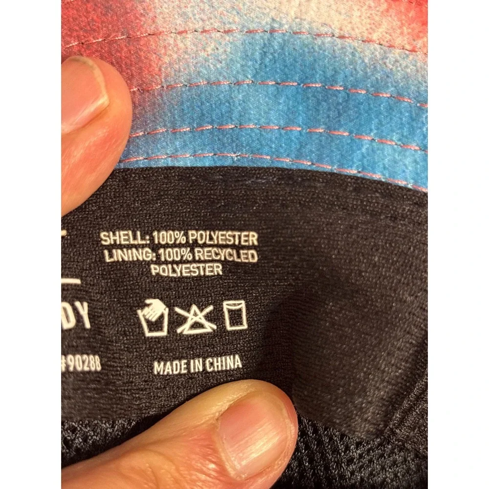 Adidas Aeroready‎ Boonie Bucket Hat Navy Blue Tie Dye Brim Adjustable Chin Strap